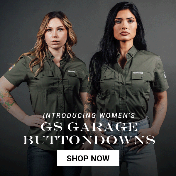 Womens Grunt Style Garage Button Down