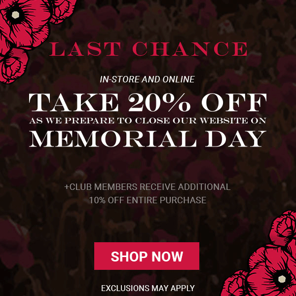 AnimatedEmail_Primary_600X600__Memorial Day P3 Last Chance