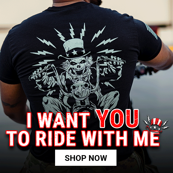 Uncle Sam Freedom Rider - Black