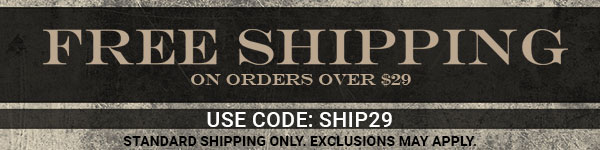 Free Shipping Over $29