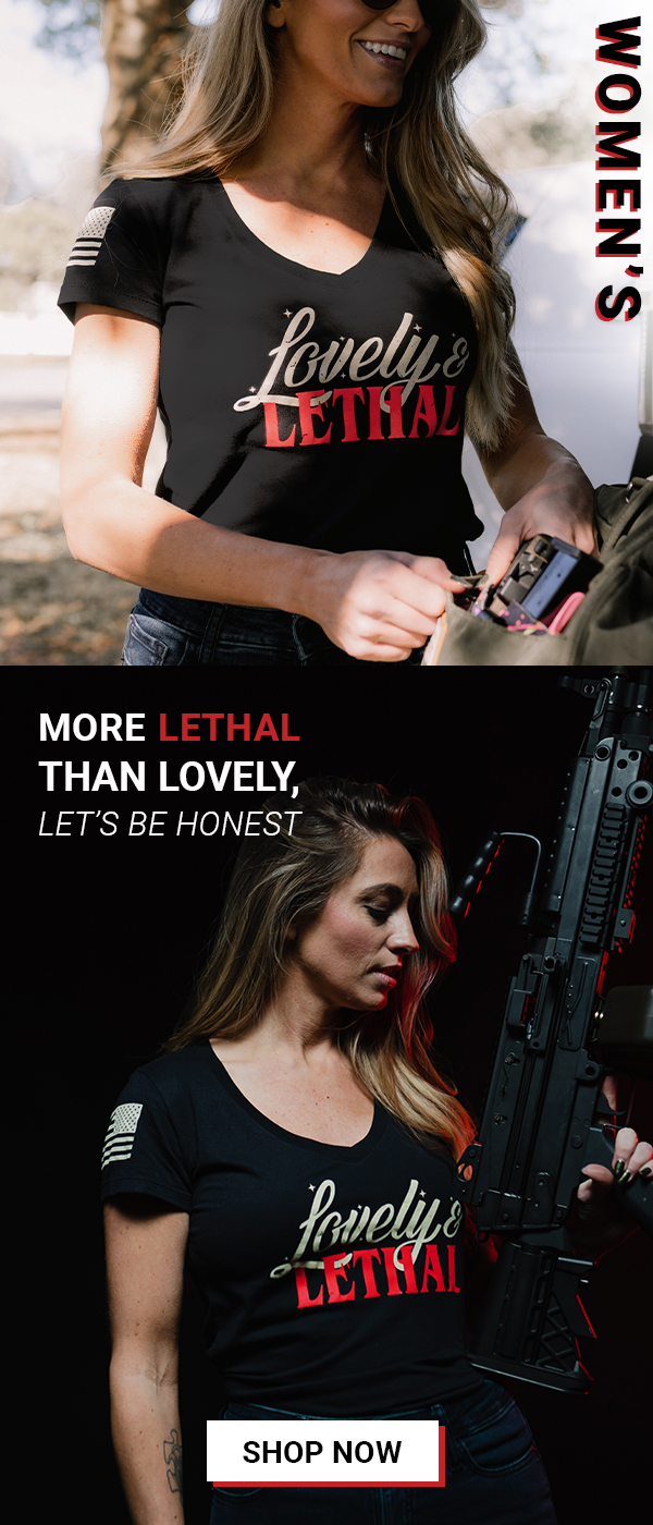 Lovely & Lethal Womens V-Neck