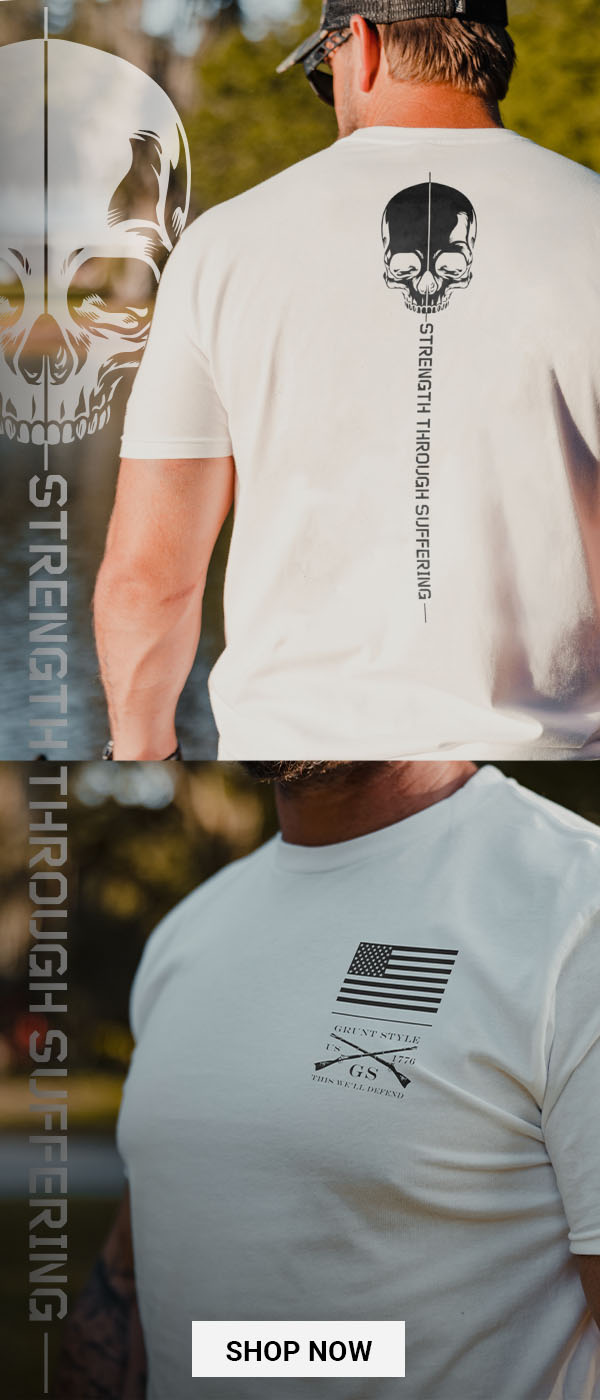  Strength Through Siffering - White