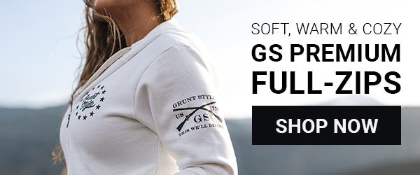 Womens Grunt Style Script Logo Full-Zip Hoodie - White