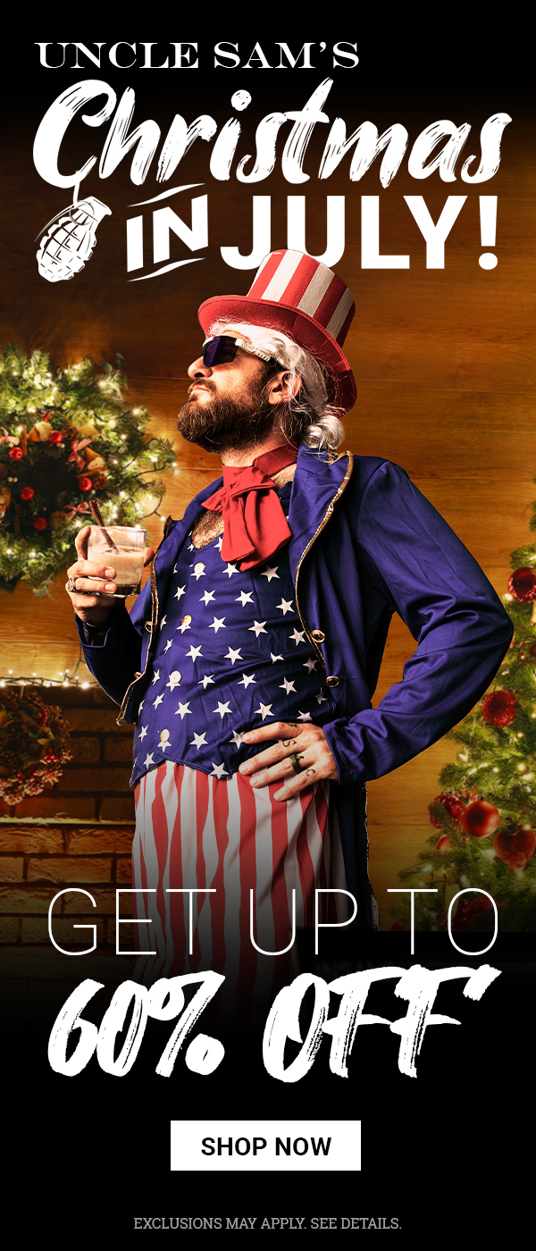 Uncle Sam’s Christmas in July Up To 60% Off